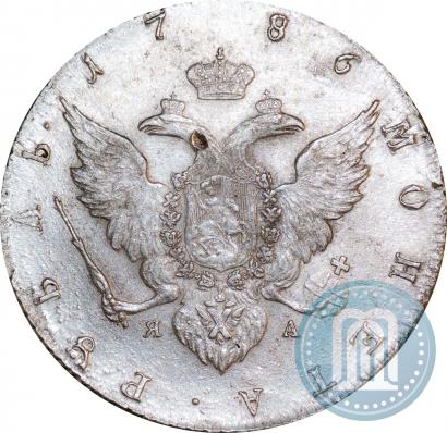 Picture 1 rouble 1786 year СПБ-ЯА 