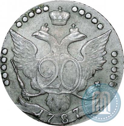Picture 20 kopecks 1787 year СПБ 