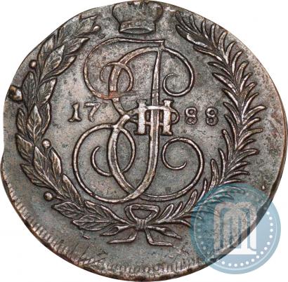 Фото 2 копейки 1788 года ММ 