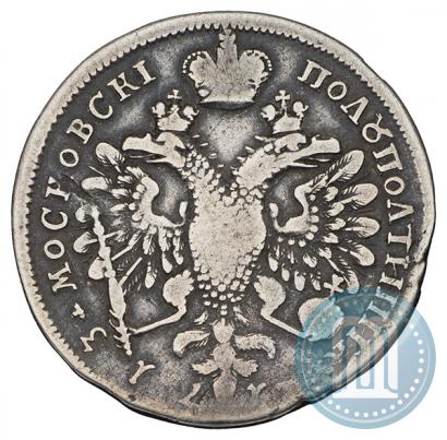 Фото Полуполтинник 1713 года G "Портрет работы С. Гуэна"
