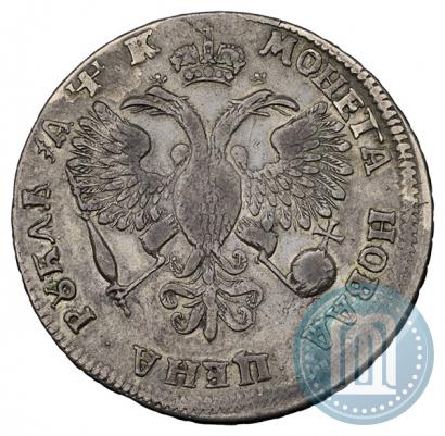 Фото 1 рубль 1720 года OK "Портрет в латах"