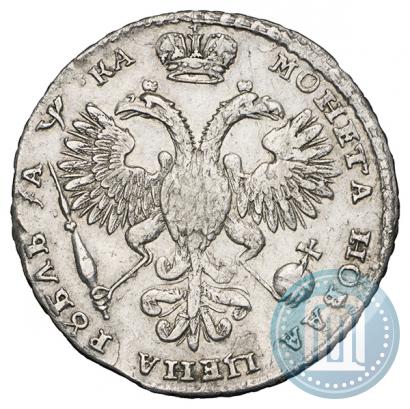 Picture 1 rouble 1721 year K "Portrait with shoulder straps"