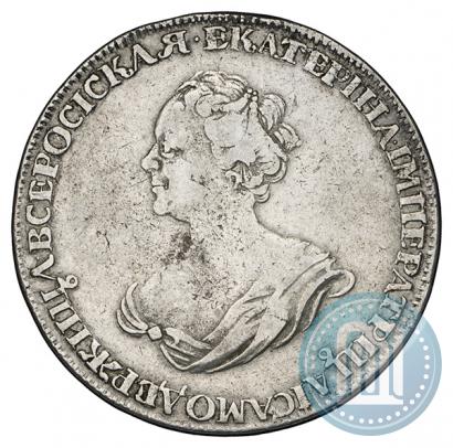 Picture 1 rouble 1725 year  "Mourning rouble"