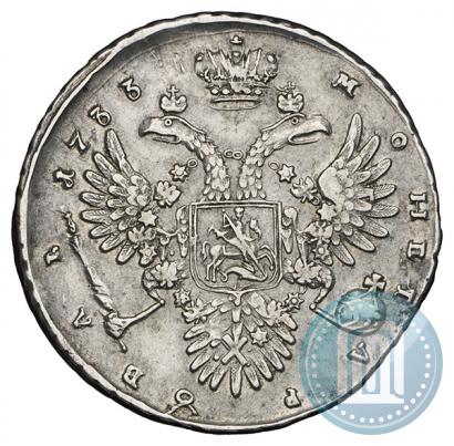 Фото 1 рубль 1733 года  