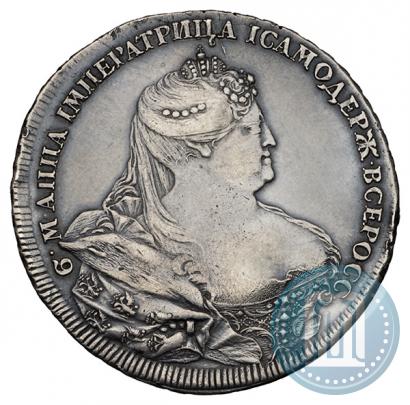 Picture 1 rouble 1737 year  "Portrait by Gedlinger"