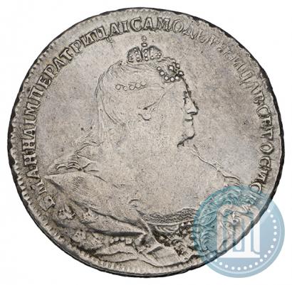 Picture 1 rouble 1738 year  "Moscow type"