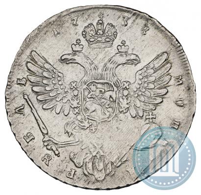Picture 1 rouble 1738 year  "Moscow type"