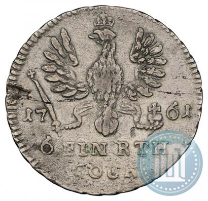 Picture 1/6 Thaler 1761 year  