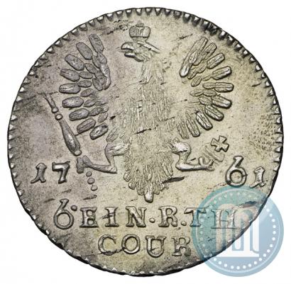 Picture 1/6 Thaler 1761 year  