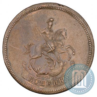 Picture 1 kopeck 1765 year  