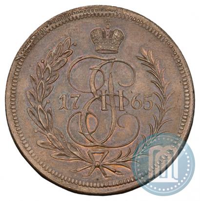 Picture 1 kopeck 1765 year  