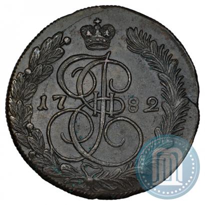 Фото 5 копеек 1782 года КМ 