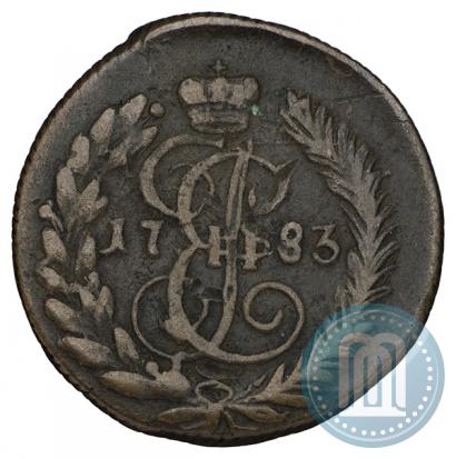 Фото Полушка 1783 года КМ 
