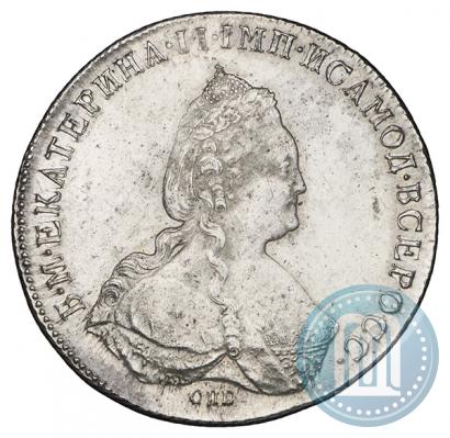 Фото 1 рубль 1786 года СПБ-ЯА 