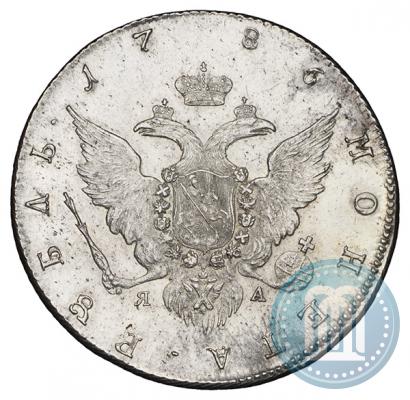 Фото 1 рубль 1786 года СПБ-ЯА 