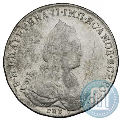 Picture 1 rouble 1787 year СПБ-ЯА 