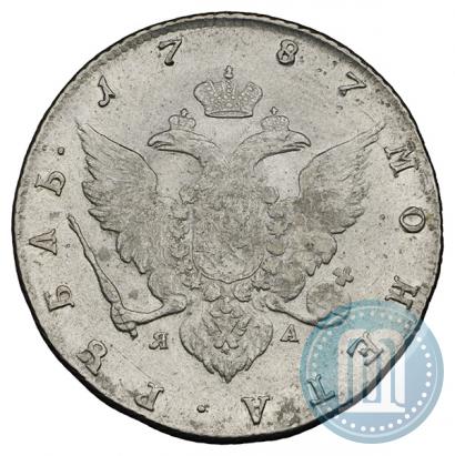 Picture 1 rouble 1787 year СПБ-ЯА 