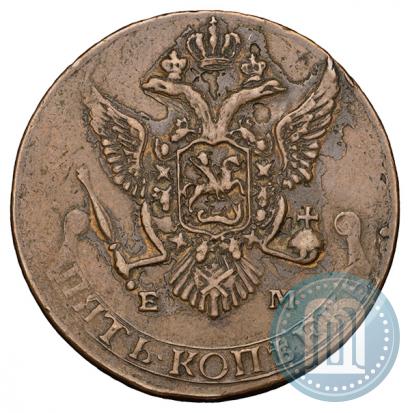 Фото 5 копеек 1787 года ЕМ 