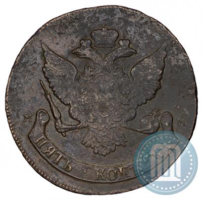 Фото 5 копеек 1788 года ММ 