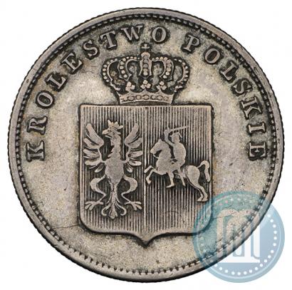 Picture 2 złote 1831 year KG "Polish uprising"