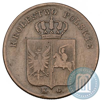 Фото 3 гроша 1831 года KG "Польское восстание"