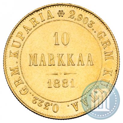 Фото 10 марок 1881 года S 