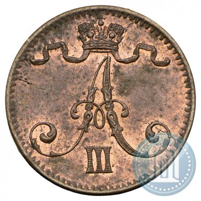Фото 1 пенни 1884 года  
