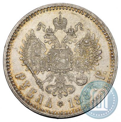 Picture 1 rouble 1887 year (АГ) 