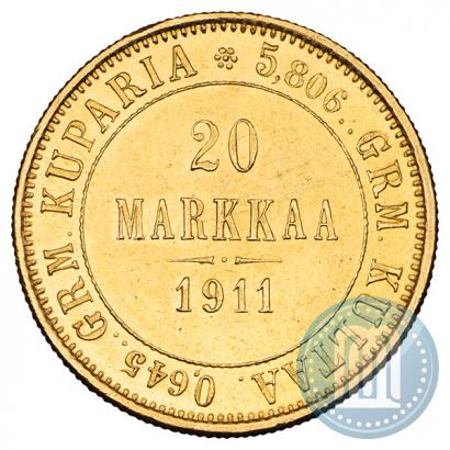 Picture 20 markkaa 1911 year L 
