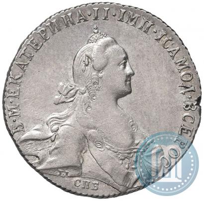 Фото 1 рубль 1772 года СПБ-ЯЧ-Т.I. 