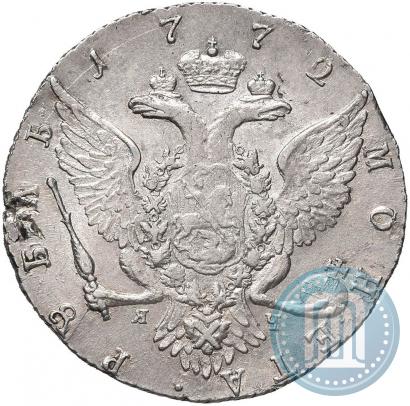 Фото 1 рубль 1772 года СПБ-ЯЧ-Т.I. 