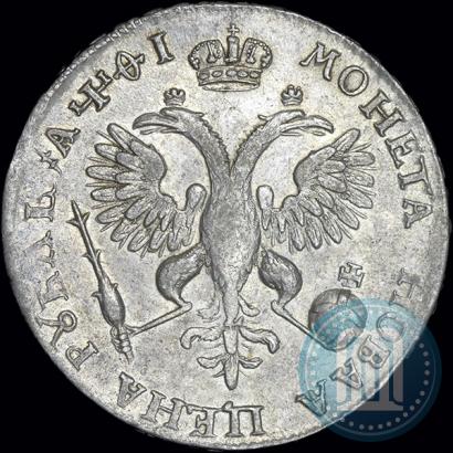 Picture 1 rouble 1719 year OK-L "Portrait in armour"
