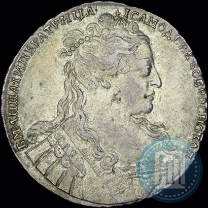 Фото 1 рубль 1734 года  "Тип 1734 года"