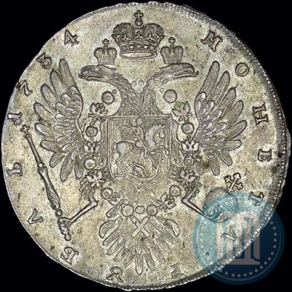 Фото 1 рубль 1734 года  "Тип 1734 года"