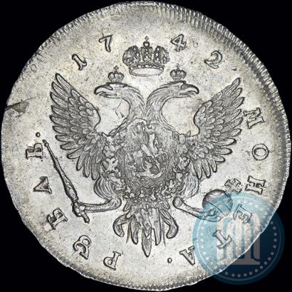 Picture 1 rouble 1742 year СПБ 