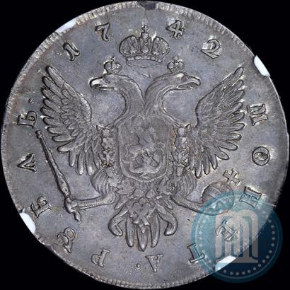 Picture 1 rouble 1742 year СПБ 