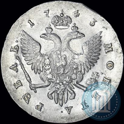 Picture 1 rouble 1743 year СПБ 