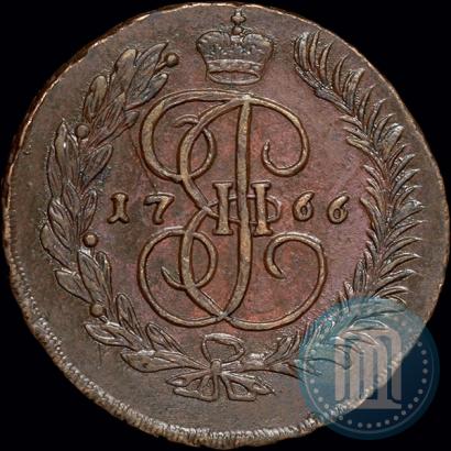 Фото 5 копеек 1766 года ММ 