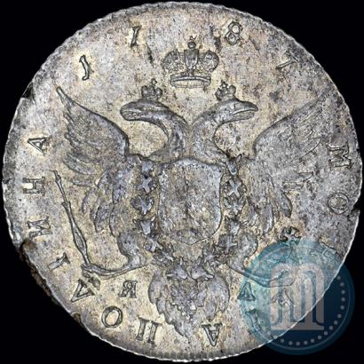 Picture Poltina 1787 year СПБ-ЯА 