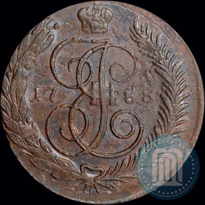 Фото 5 копеек 1788 года ММ 