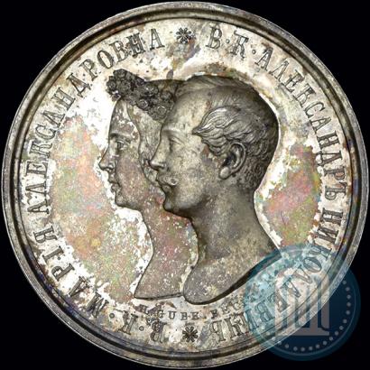 Picture 1 rouble 1841 year СПБ-НГ "In the memory of the wedding of the crown prince"