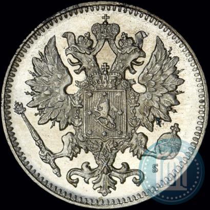 Фото 25 пенни 1873 года S 