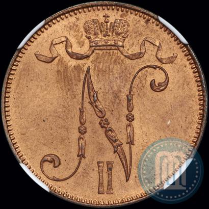 Picture 5 pennia 1898 year  
