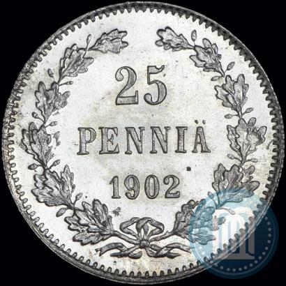 Picture 25 pennia 1902 year L 