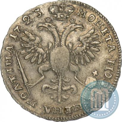 Фото Полтина 1723 года  "Портрет в горностаевой мантии"