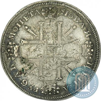Фото 1 рубль 1725 года СПБ "Солнечный в латах"