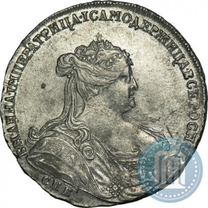 Picture Poltina 1739 year СПБ "Petersburg type"