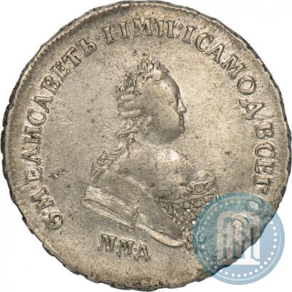 Фото Полтина 1743 года ММД 