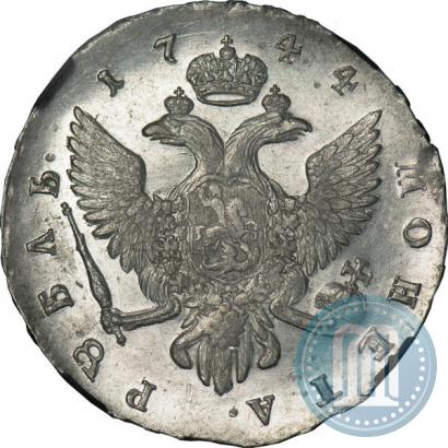 Picture 1 rouble 1744 year СПБ 