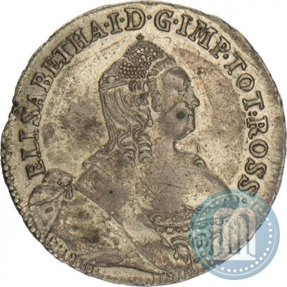 Picture 24 kopecks 1757 year  "For Livonia"